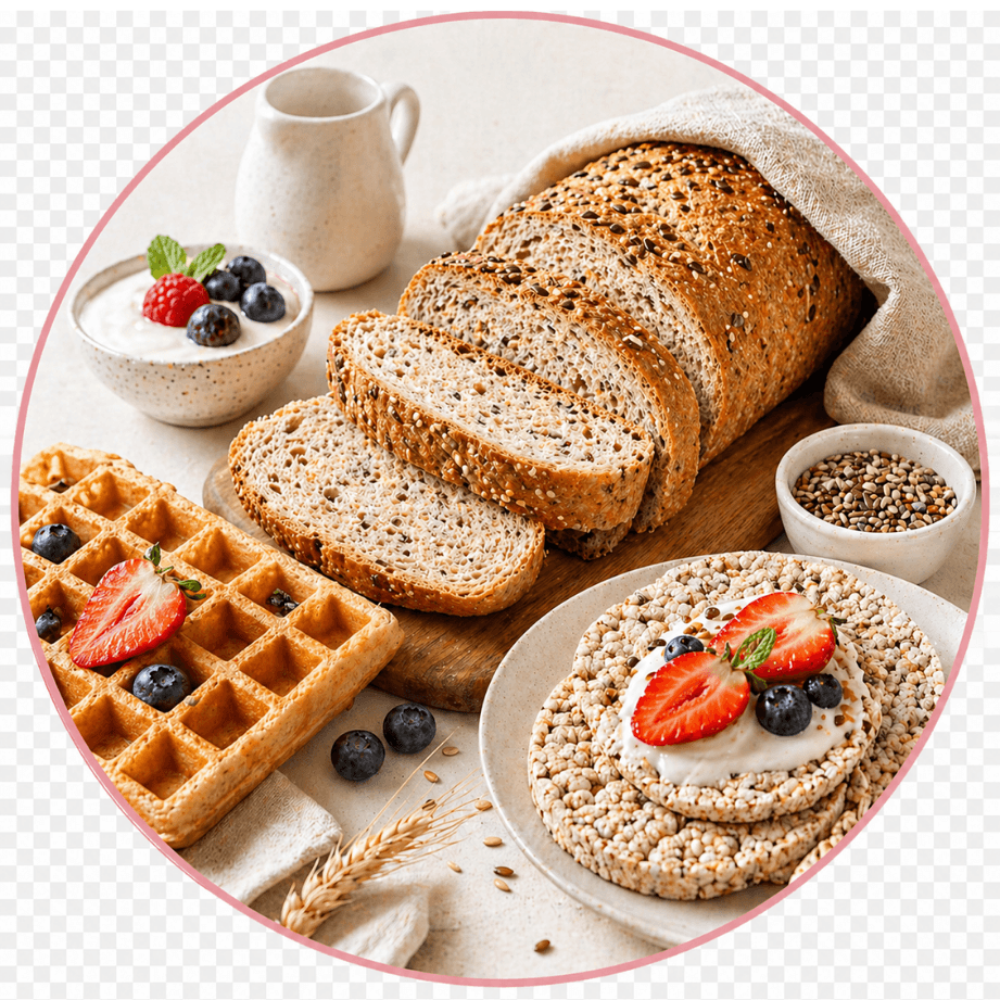 P&acirc;ine, vafe și crackers